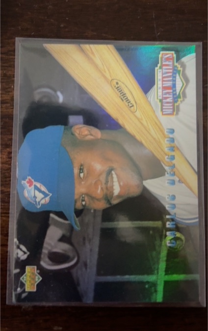 1994 Upper Deck Mickey Mantle's Long Shots #MM6 Carlos Delgado — front