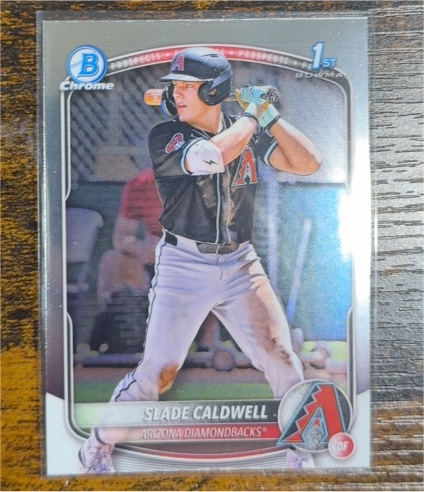 2025 Bowman Chrome Prospects #BCP-21 Slade Caldwell — front