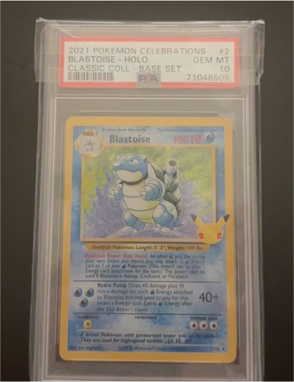 2021 Pokémon Celebrations #2 Blastoise — front