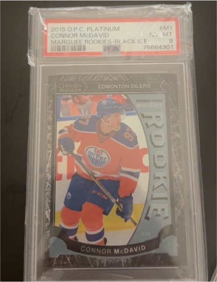 2015 O-Pee-Chee Platinum #M1 Connor McDavid — front