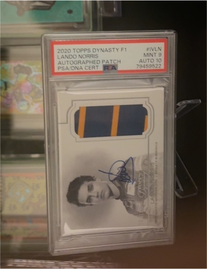 2020 Topps Dynasty F1 #IVLN Lando Norris — front