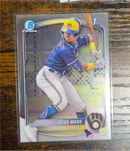 2025 Bowman Chrome Prospects #BCP-50 Jesus Made — front