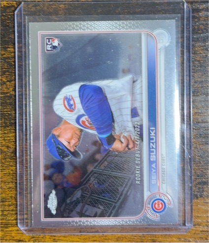 2022 Topps Chrome Update #USC144 Seiya Suzuki — front