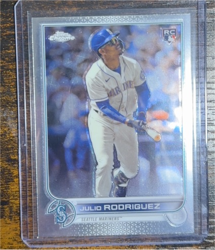 2022 Topps Chrome Update #USC150 Julio Rodriguez — front
