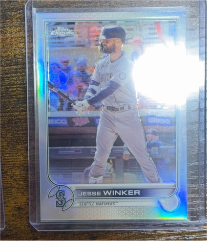 2022 Topps Chrome #US3 Jesse Winker — front