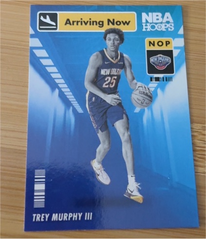 2021-22 Panini NBA Hoops #9 Trey Murphy III Arriving Now — front