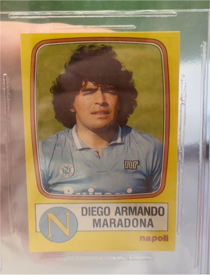1985/86 Panini Footballers #176 Diego Armando Maradona — front