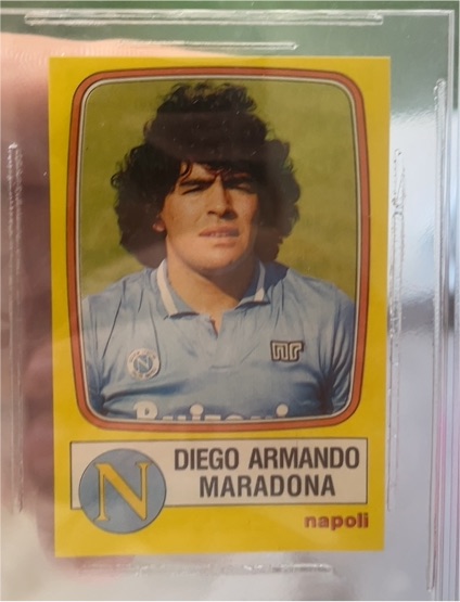 1985-86 Panini Footballers #176 Diego Armando Maradona — front