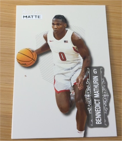 2022 Wild Card Matte #LBC-7 Bennedict Mathurin — front