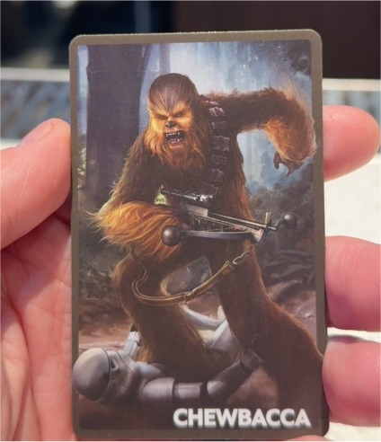 2023 Card.Fun Star Wars #SW01-007 Chewbacca — front