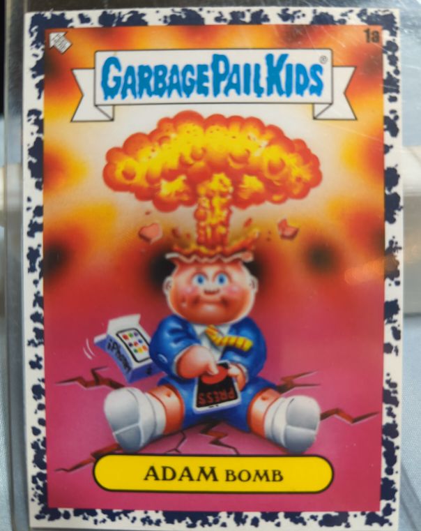 2020 Topps Garbage Pail Kids 35th Anniversary #1a Adam Bomb — front