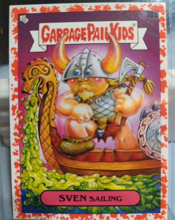 2020 Topps Garbage Pail Kids 35th Anniversary #70a Sven Sailing — front