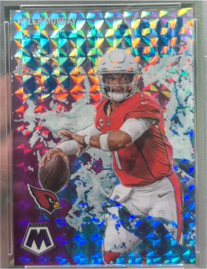 2023 Panini Mosaic Reactive Blue Prizm #1 Kyler Murray Arizona Cardinals — front
