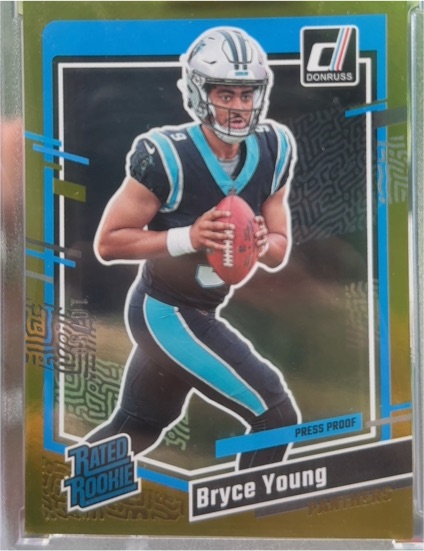 2023 Donruss #311 Bryce Young Press Proof Blue — front