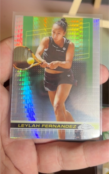 2024 Topps Chrome Tennis #123 Leylah Fernandez — front