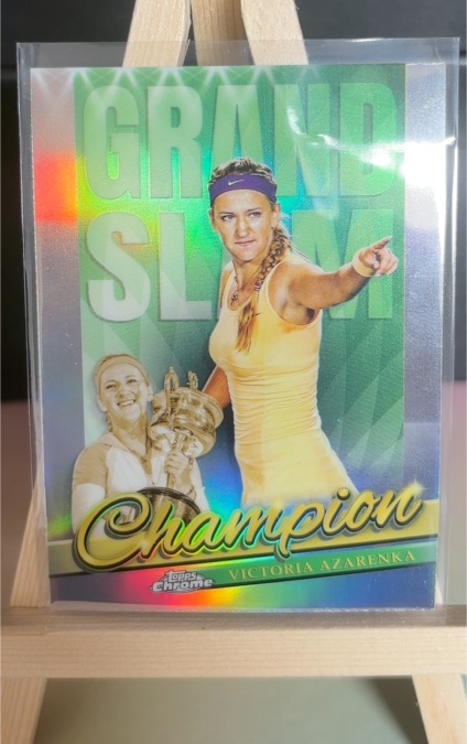 2024 Topps Chrome Tennis Grand Slam Champion #GSC-VA Victoria Azarenka — front