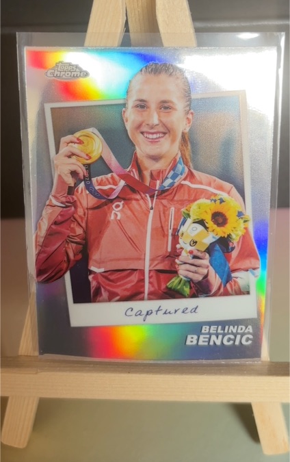 2024 Topps Chrome Tennis Captured #CTD-BB Belinda Bencic — front