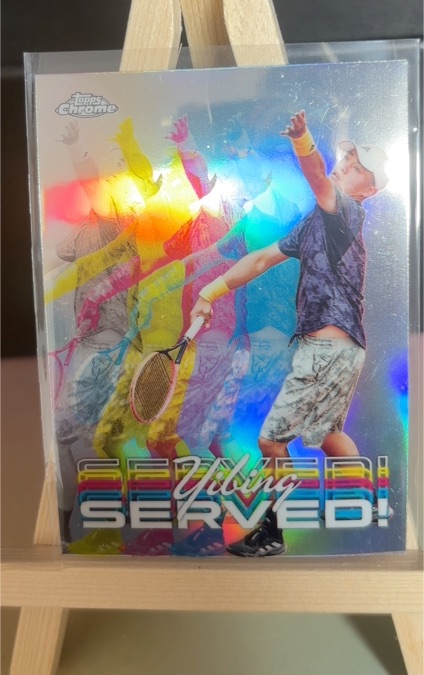 2024 Topps Chrome Tennis Served! #SER-YW Wu Yibing — front