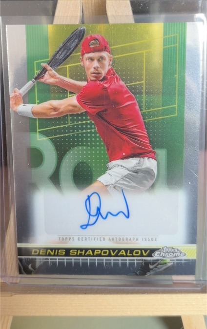 2024 Topps Chrome Tennis #TCA-DSV Denis Shapovalov — front