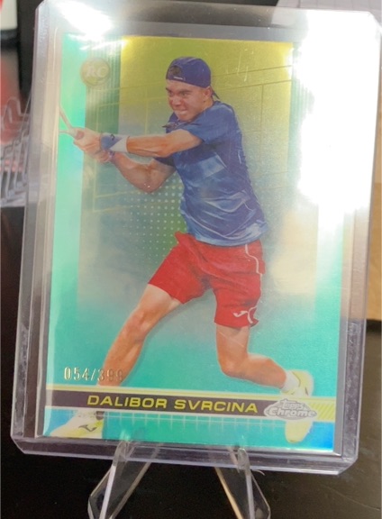 2024 Topps Chrome Tennis #162 Dalibor Svrcina — front