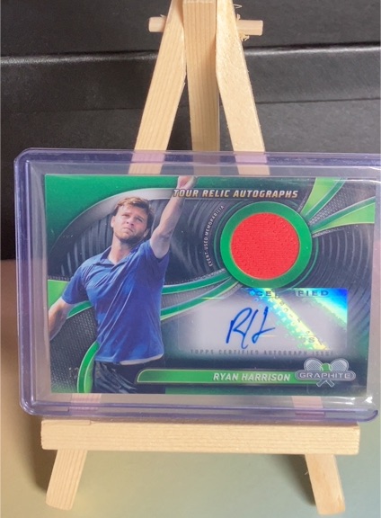 2024 Topps Graphite Tennis Tour Relic Autographs Ryan Harrison — front