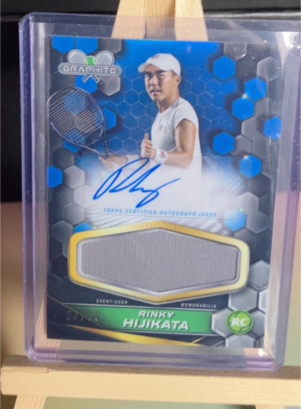 2024 Topps Graphite Tennis #GSR-RHA Rinky Hijikata — front