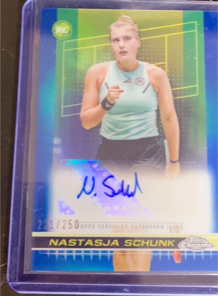 2024 Topps Chrome Tennis #TCA-NSK Nastasja Schunk — front