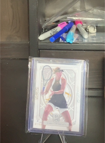2024 Topps Royalty Collection Tennis #? Genie Bouchard Silver Foil Parallel — front