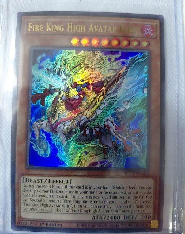 2020 Yu-Gi-Oh! SR14-EN002 Fire King High Avatar Kirin — front