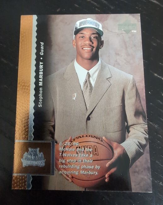 1996-97 Upper Deck #74 Stephon Marbury — front