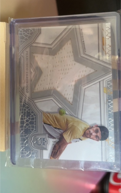 2024 Topps Royalty Tennis #SRR-FC Francisco Cerundolo Star Relics — front