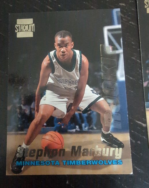 1996-97 Topps Stadium Club #R4 Stephon Marbury — front