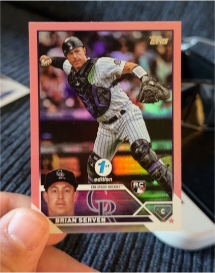 2023 Topps Series 1 #41 Brian Serven — front