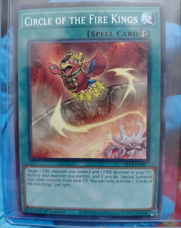 2020 Yu-Gi-Oh! SR14-EN027 Circle of the Fire Kings — front