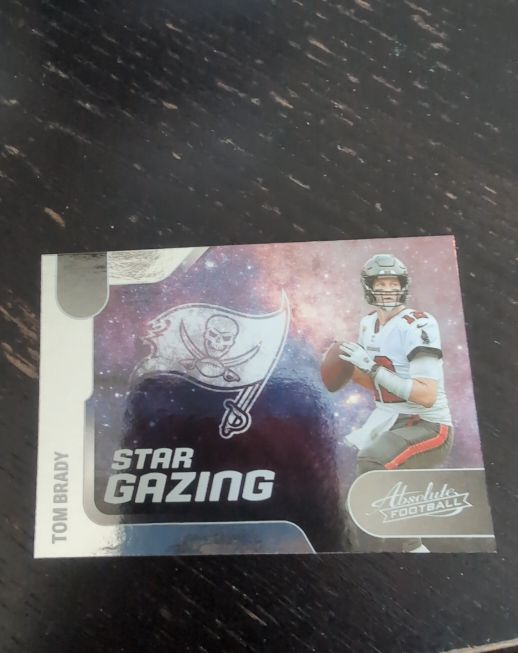 2022 Panini Absolute Football #SG-9 Tom Brady Star Gazing — front