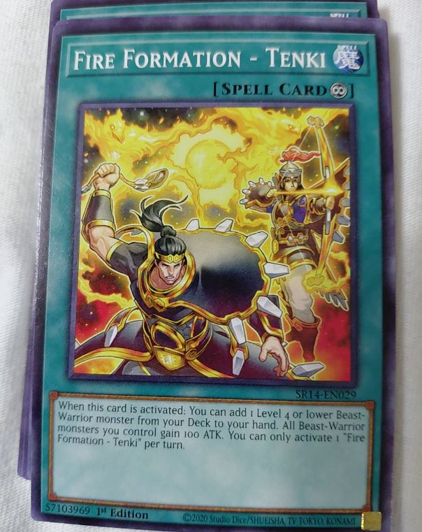 2020 Yu-Gi-Oh! SR14-EN029 Fire Formation - Tenki — front