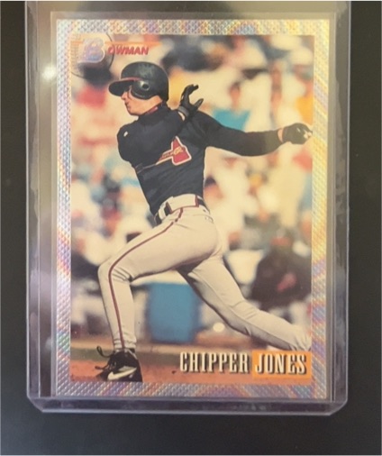 1993 Bowman #347 Chipper Jones — front