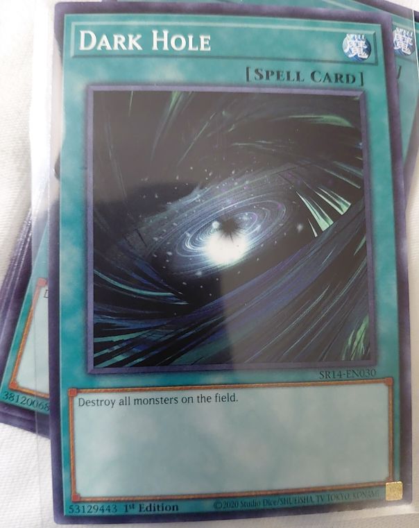 2020 Yu-Gi-Oh! SR14-EN030 Dark Hole — front