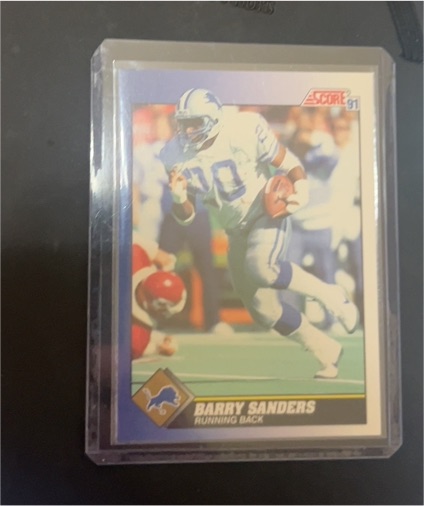 1991 Score #20 Barry Sanders — front