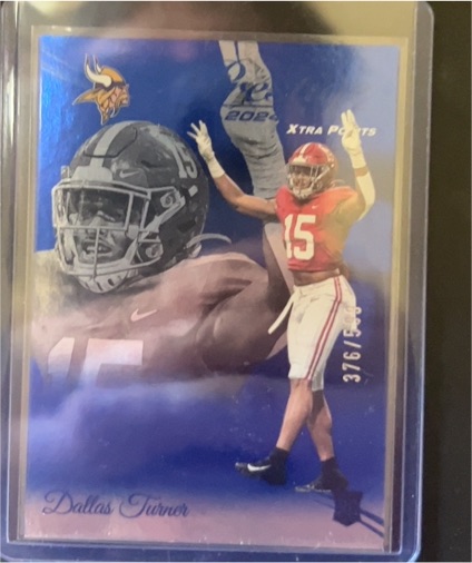 2024 Panini Prestige #376 Dallas Turner — front