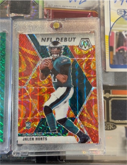 2020 Panini Mosaic #265 Jalen Hurts NFL Debut — front