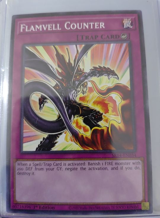 Yu-Gi-Oh! Flamvell Counter SR14-EN034 — front
