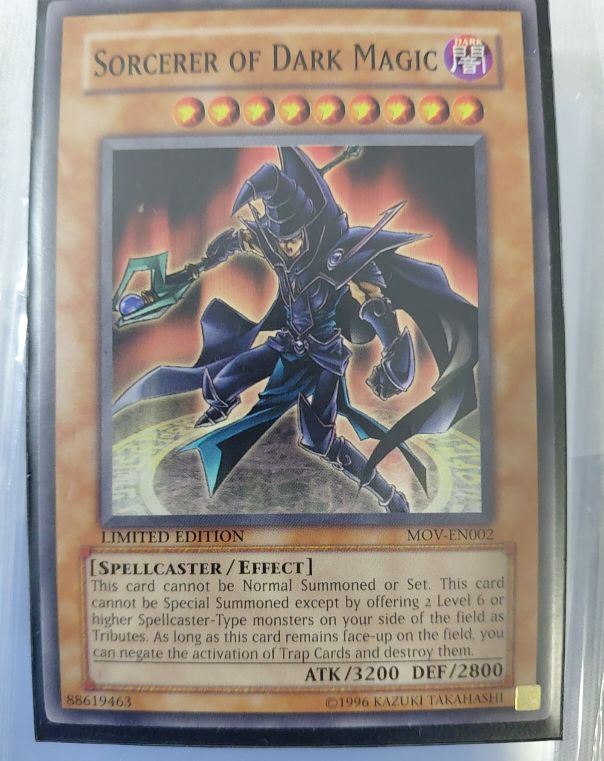 Yu-Gi-Oh! Sorcerer of Dark Magic MOV-EN002 — front