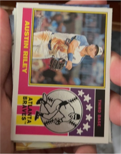 2025 Topps Heritage 1976 Player Icons #76PI-6 Austin Riley — front