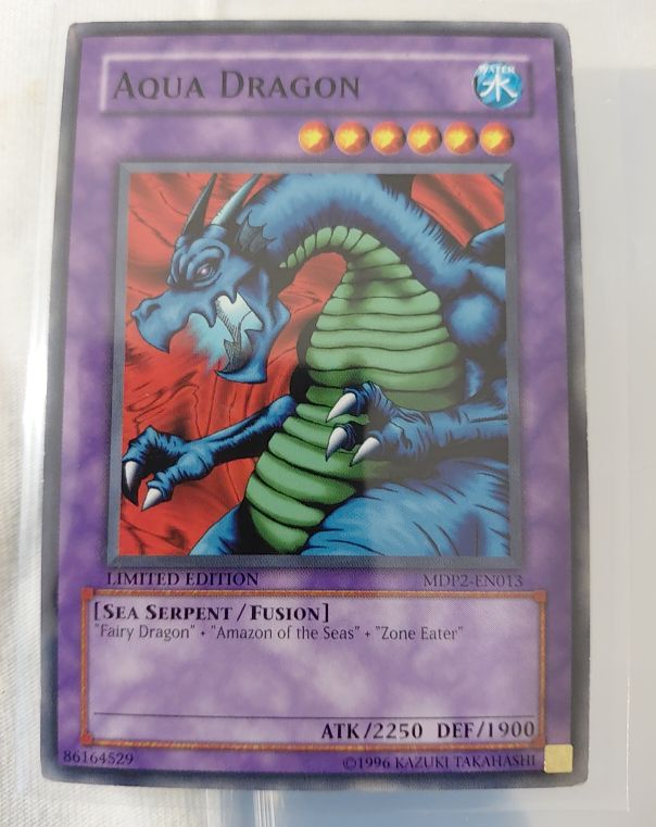 2006 Yu-Gi-Oh! MDP2-EN013 Aqua Dragon — front