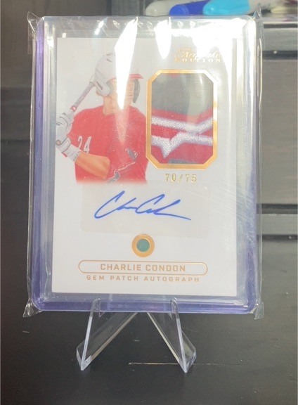 2024 Keepsake Multi Sport Edition #Gem Patch Autograph Charlie Condon — front
