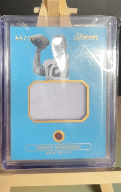 2024 Keepsake Edition Roger Staubach Gem Relic — front
