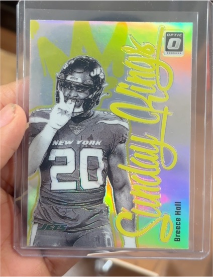 2024 Panini Donruss Optic #11 Breece Hall Sunday Kings — front