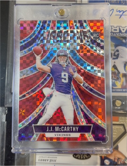 2024 Panini Rookies & Stars Airborne #A-JMY J.J. McCarthy — front