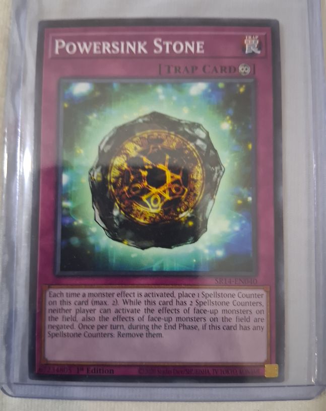 Yu-Gi-Oh! SR14-EN040 Powersink Stone — front